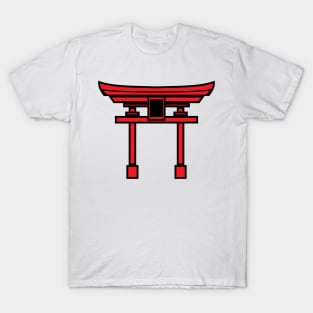 torii gate (red) T-Shirt